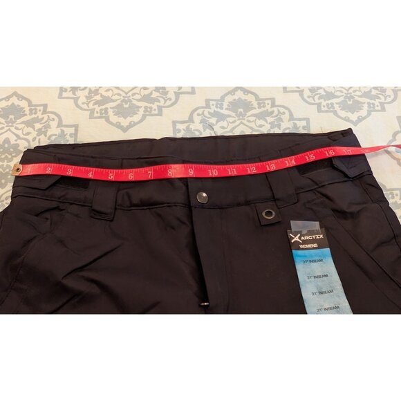Arctix Womens Insulated Snow Pants Black Adj. Waist Cold Weather Wear Med. 31" L - Picture 8 of 10